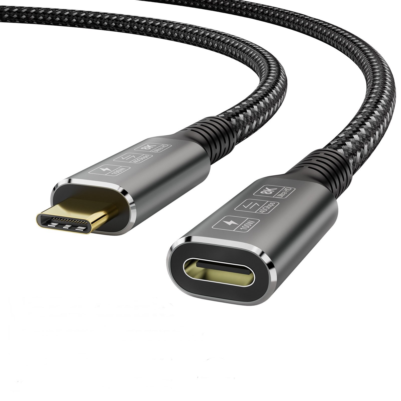 CableDeconn USB4 8K ̺, Ʈ 4 ȣȯ USB 4 Ÿ..